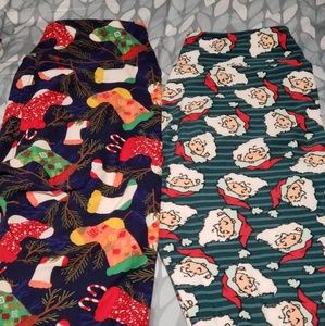 OS Christmas Leggings